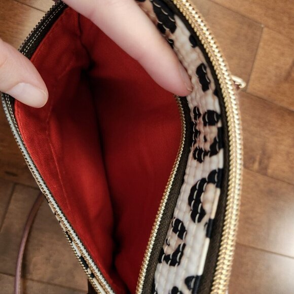 Dooney and Bourke triple zip crossbody bag - Picture 5 of 12